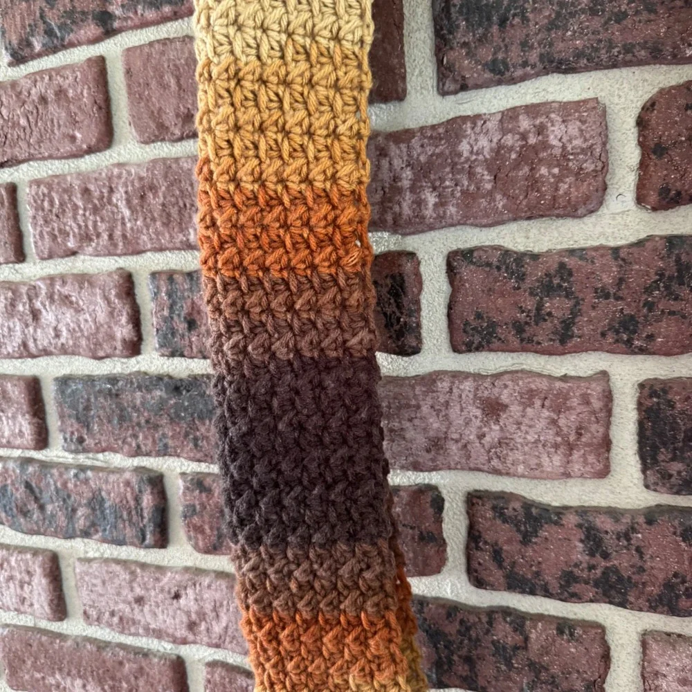 Handmade crochet scarf